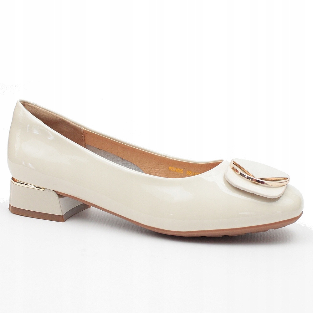 Loretta Vitale W5305 Béžový Lak Velmi Pohodlný vel. 39