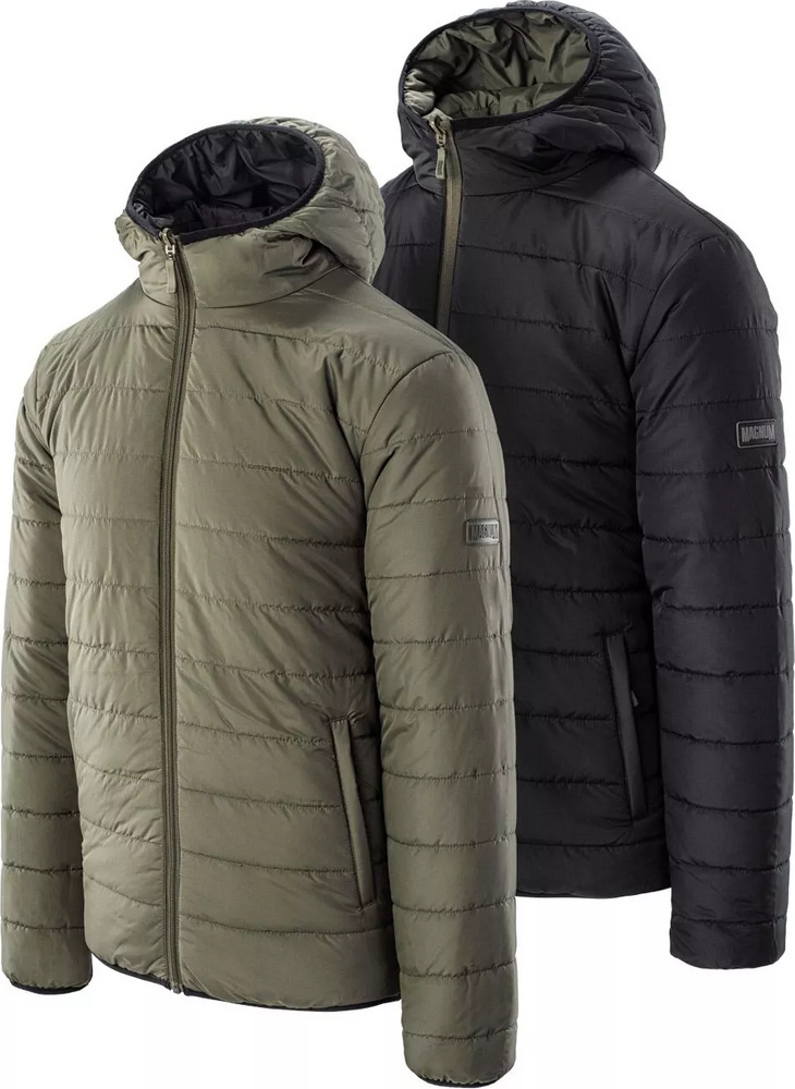 Pánská Bunda Magnum Cameleon II Oboustranná Černo-olivová Velikost XL