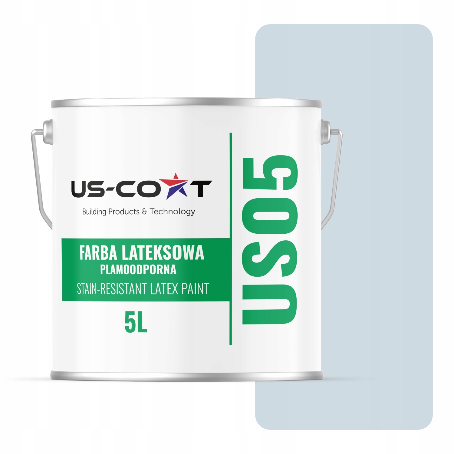 Latexová Farba Odolná Voči Škvrnám Šedá Platinová Svetlá H0668 5L Matná