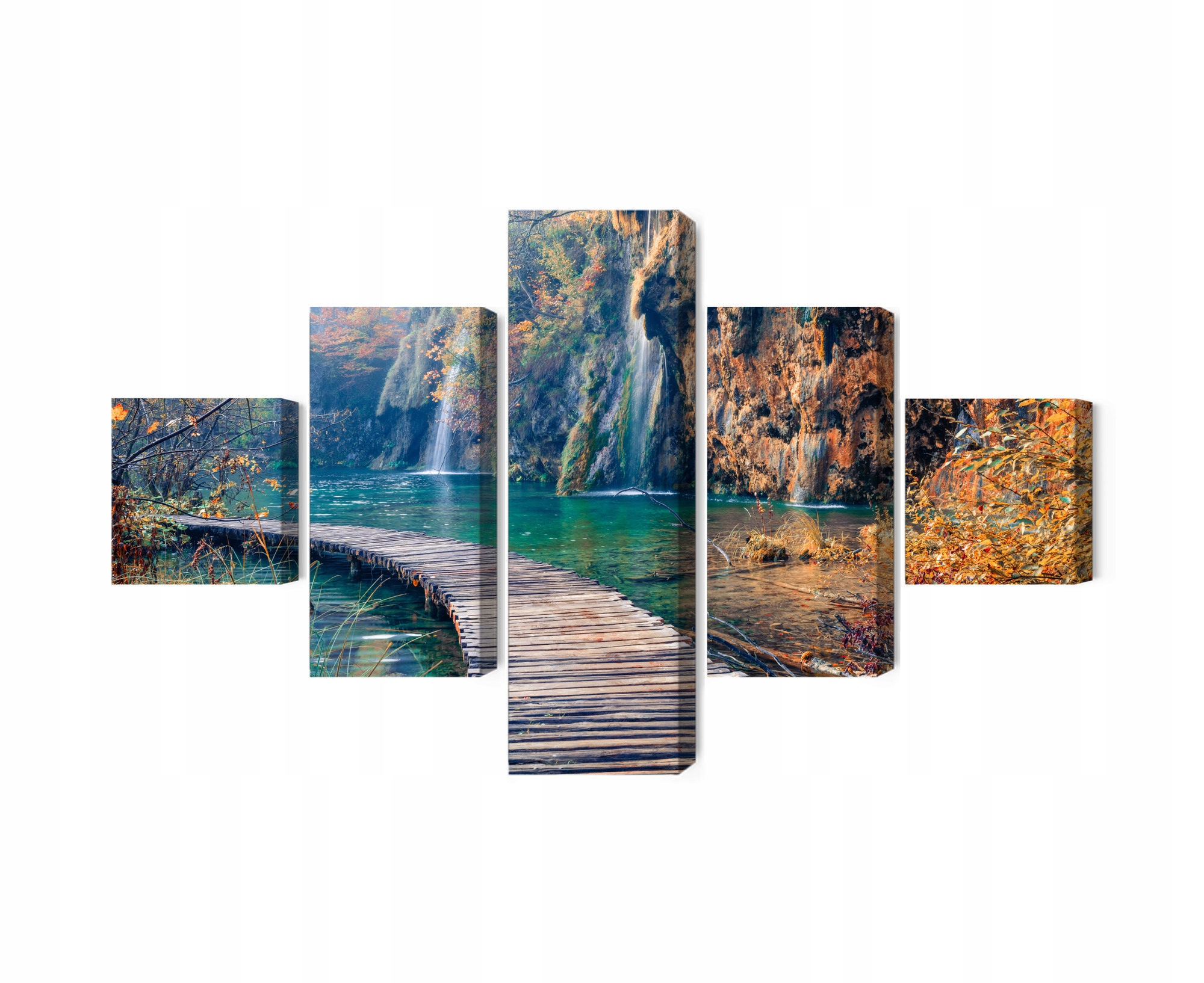 Vícedílný obraz Národní park Plitvická jezera Canvas 150x90