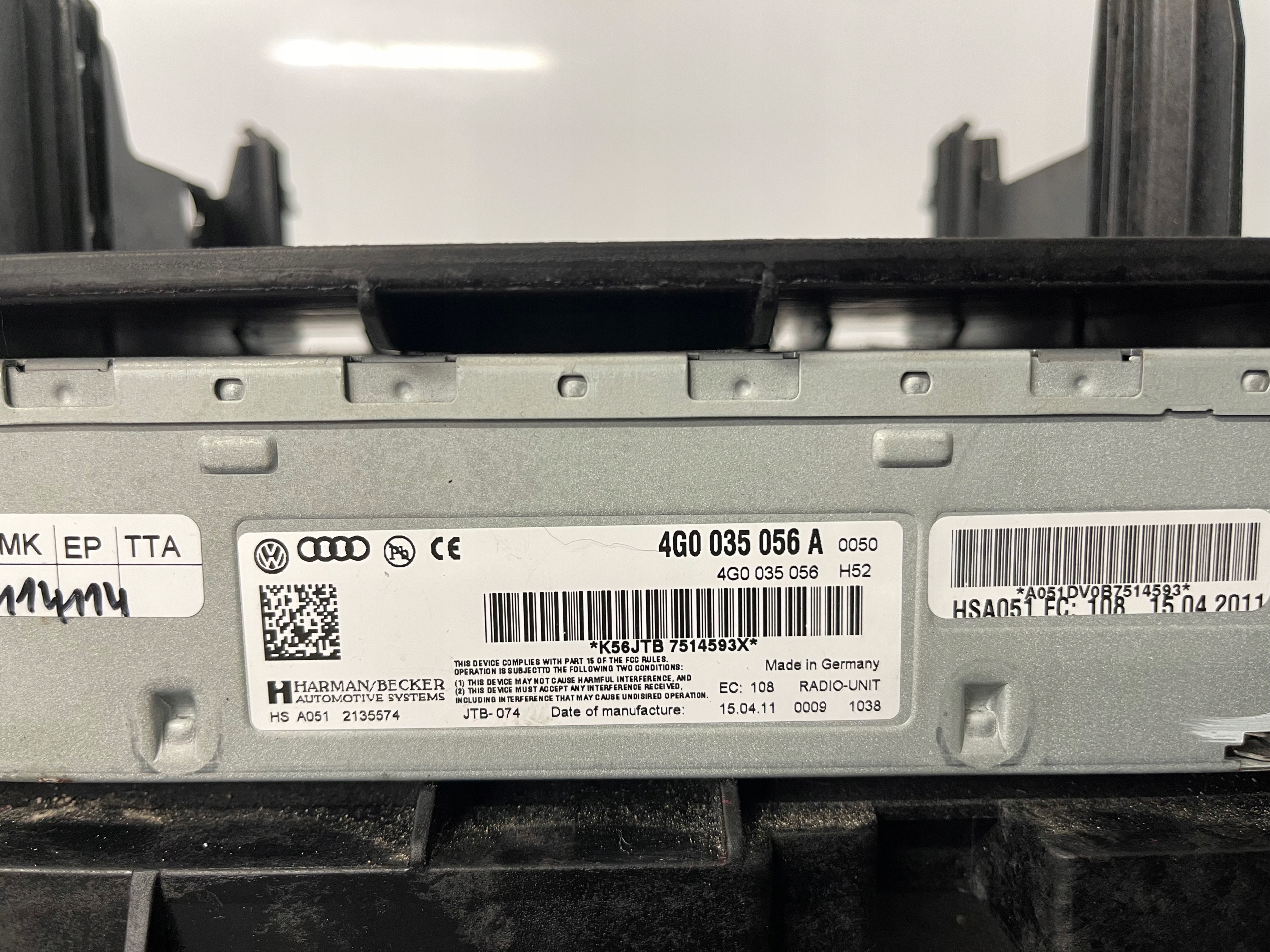 modulo TUNER RADIA MMI AUDI A6 C7 4G A7 4G0035056A