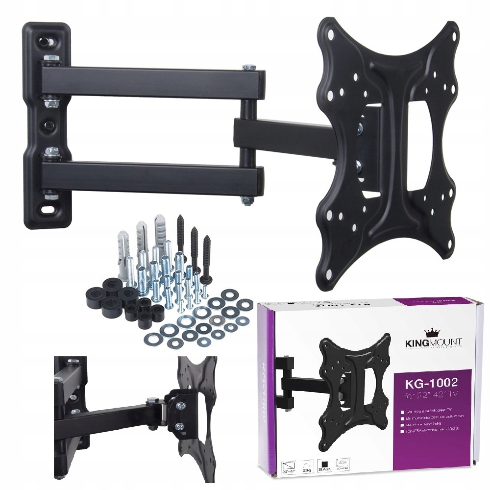 

Uchwyt Telewizora Obrotowy Wieszak Tv Slim 22-42