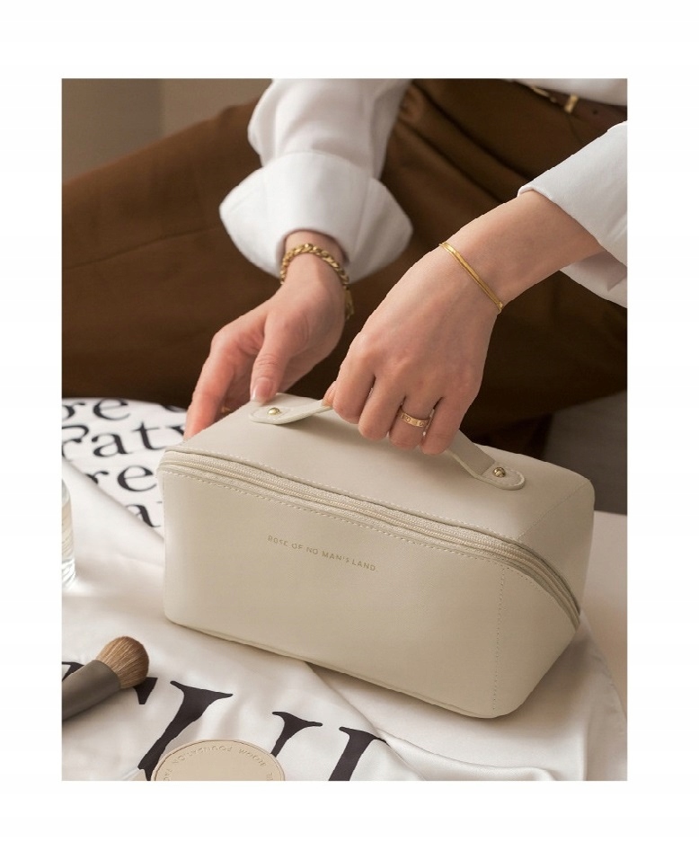 Kosmetyczka BIAŁA ROZKŁADANA pojemna ORGANIZER Damska Kod producenta L091