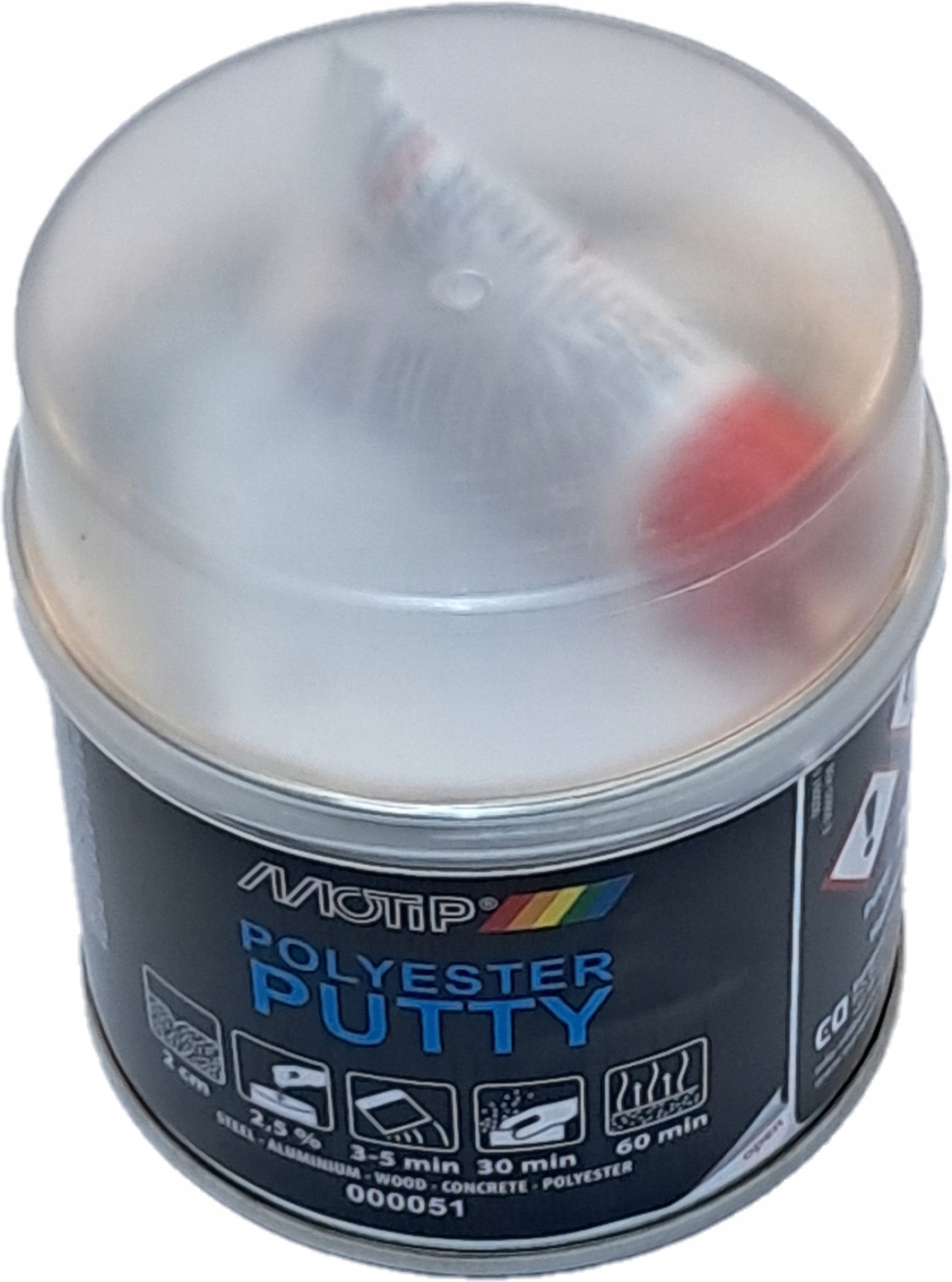 Универсальная двухкомпонентная шпатлевка, 250 г 000051