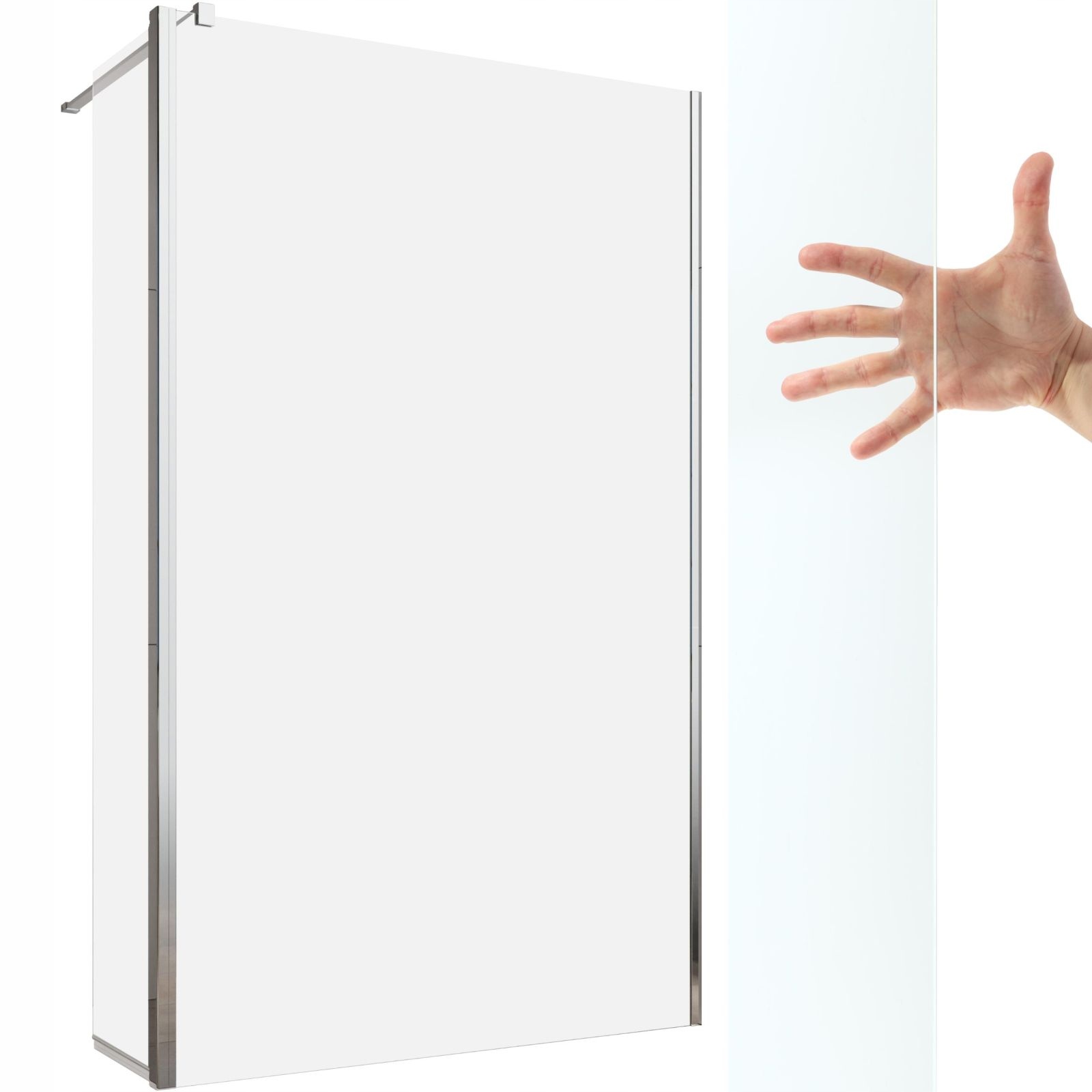 Kabina prysznicowa walk-in prysznic 80 P czyste