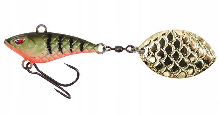 Wobler Z Obrotowym Wirującym Ogonkiem Przynęta M-tail 3g/HOT Perch op.1