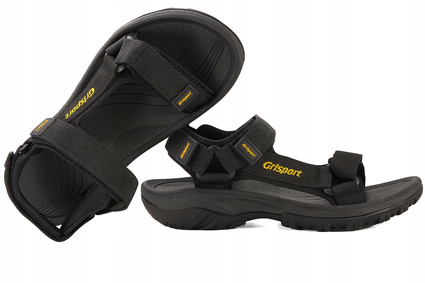 Grisport GR-25-34-9020M Pánské Sportovní Sandály Pu černé 43 Černá