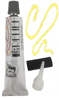 Reliefy deco' 20 ml-żółty