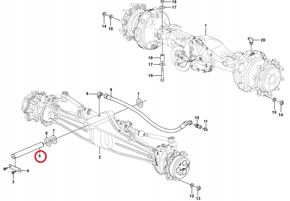 SWORZEN PRZEDNIEGO MOSTU VOLVO BL60 70 71 15016695 Machine type Excavator Backhoe loader Loader