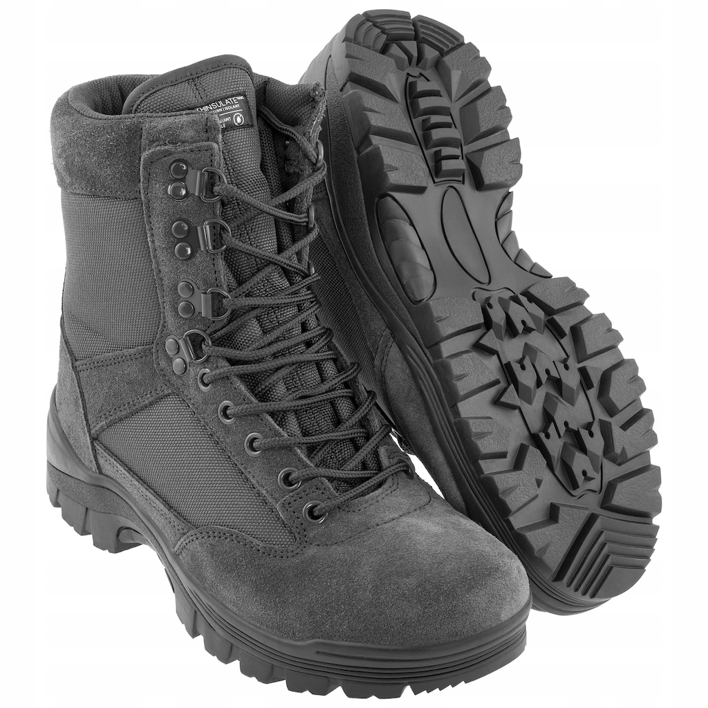Vojenská taktická bezpečnostní vojenská obuv Mil-Tec Tactical Boots Šedá 42