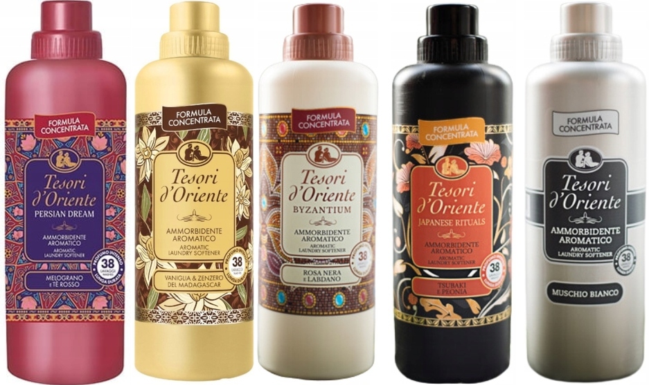 Levně Tesori d'Oriente Sada 5 italských tekutá aviváž 760 ml Pvbjm