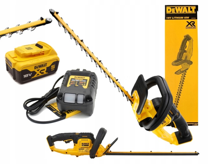 DeWalt DCMHT563P1 Akumulátorové nožnice na živý plot 55 cm 18V Xr Sada 5Ah