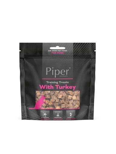 5 x Piper Training Treats Tréninkové pamlsky pro psy s krůtím masem 130 g