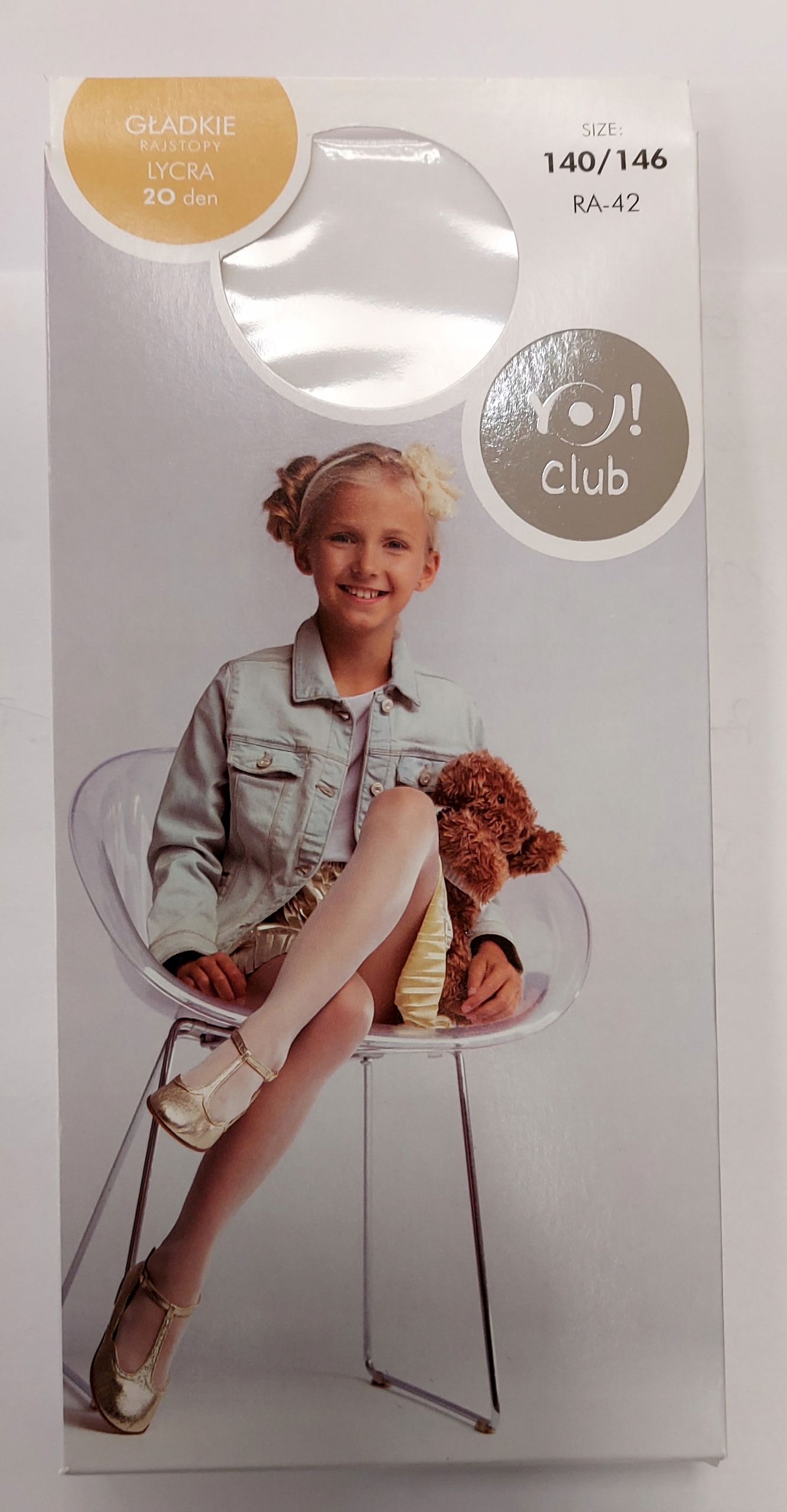 RAJSTOPY GŁADKIE BIAŁE LYCRA 20DEN 152158 11914027508 Allegro.pl