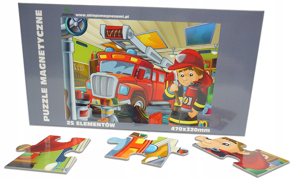 

Puzzle magnetyczne Magnes Strażak Puzzle