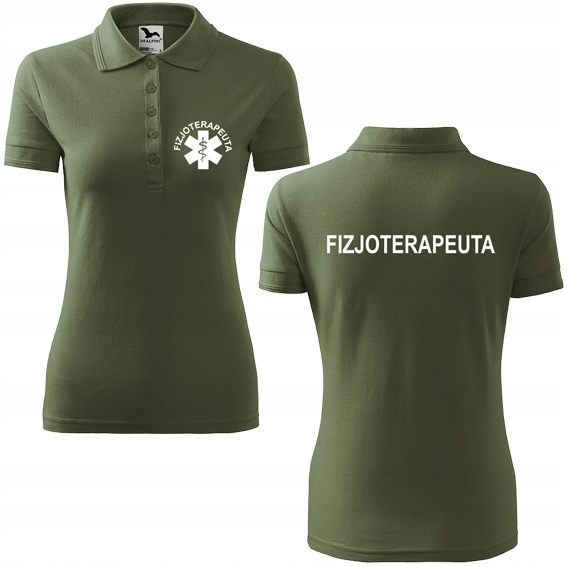 

Damska Koszulka polo Fizjoterapeuta rozm. Xs 09