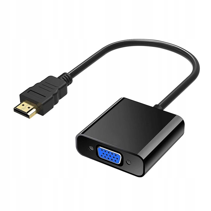 ADAPTER PRZEJŚCIÓWKA KONWERTER Z HDMI DO VGA DSUB Długość kabla 0 m
