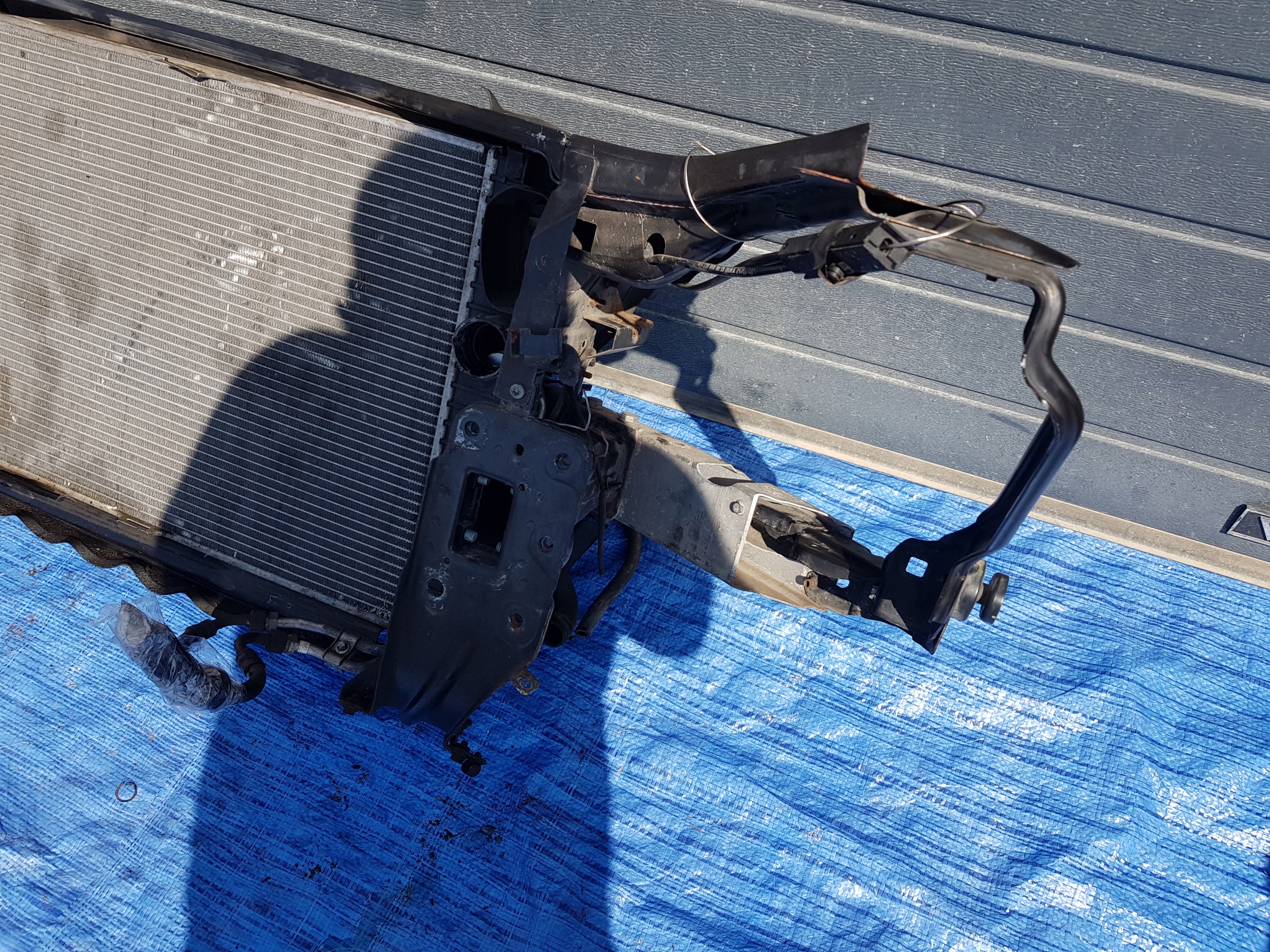 support panel for radiators radiator KOMPLET MERCEDES CLS 55 AMG W219 5.5 V8 compressor;