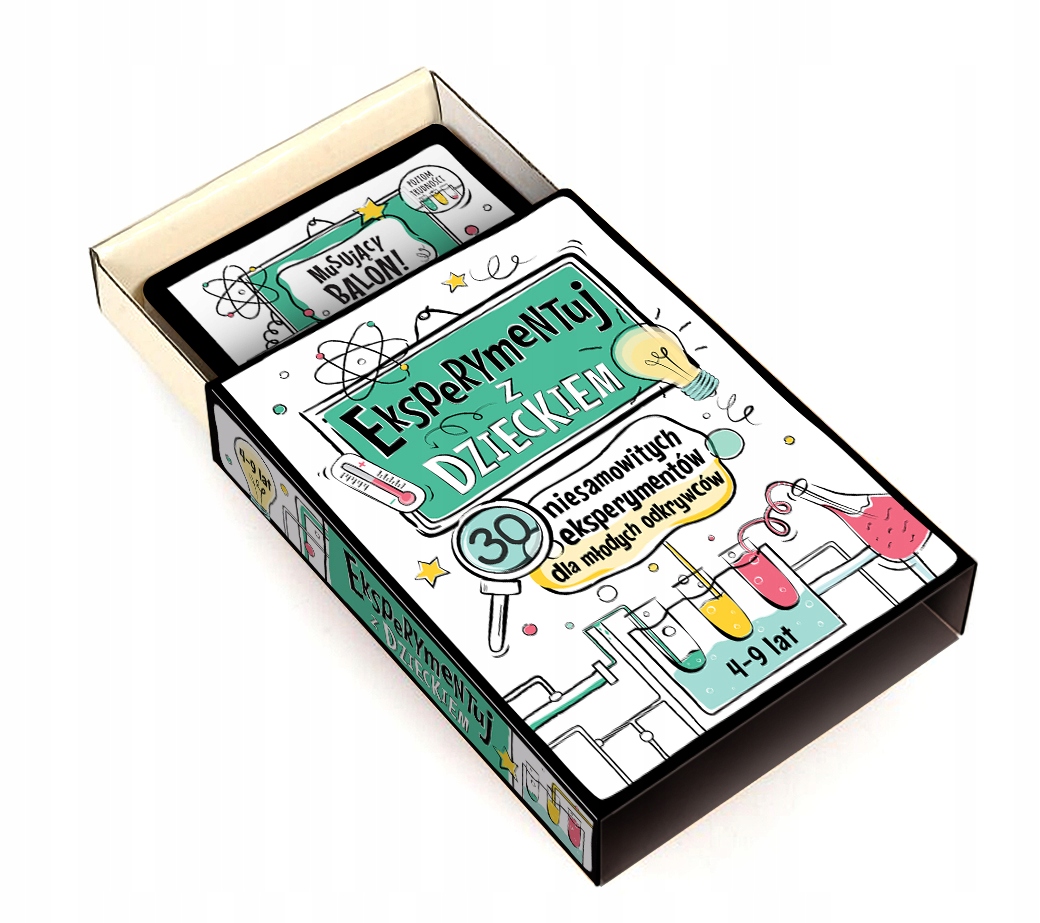 Eksperymentuj z dzieckiem - karty edukacyjne Marka Sierra Madre