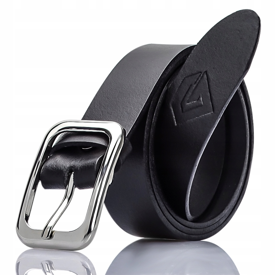 Skórzany Gracio Pasek Damski Klamra Srebrna 150cm