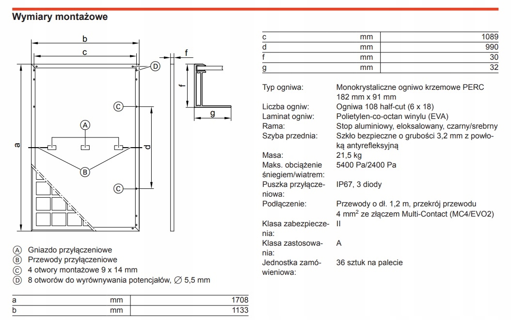 14x Panel fotowoltaiczny Viessmann Vitovolt 400W Marka Viessmann