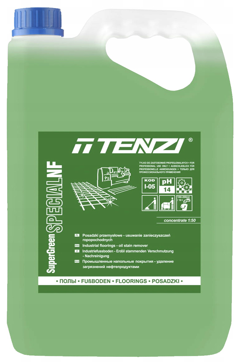 Tenzi Green Specjal Nf Koncentrat Do Posadzek Przemysłowych 5L