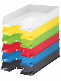 Półka na dokumenty A4 szufladka tacka niebieska Kolor niebieski