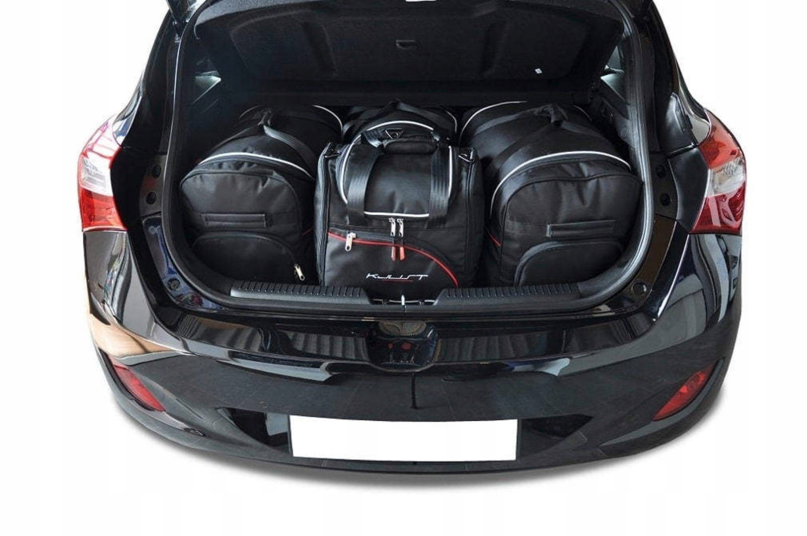 J&j Automotive Sada 4ks cestovných tašiek Sport pre Hyundai i30 Hatchback