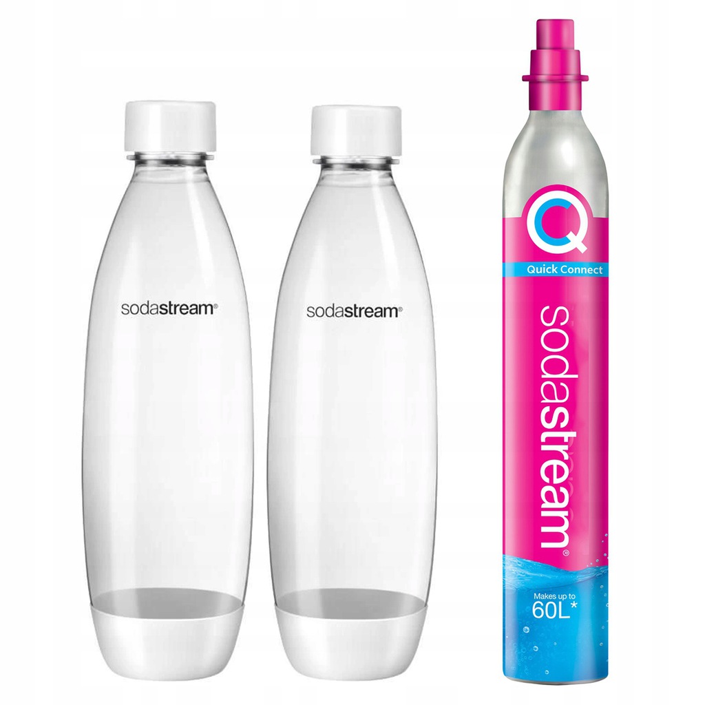 

Zestaw SodaStream 2 butelki Fuse Białe Cylinder