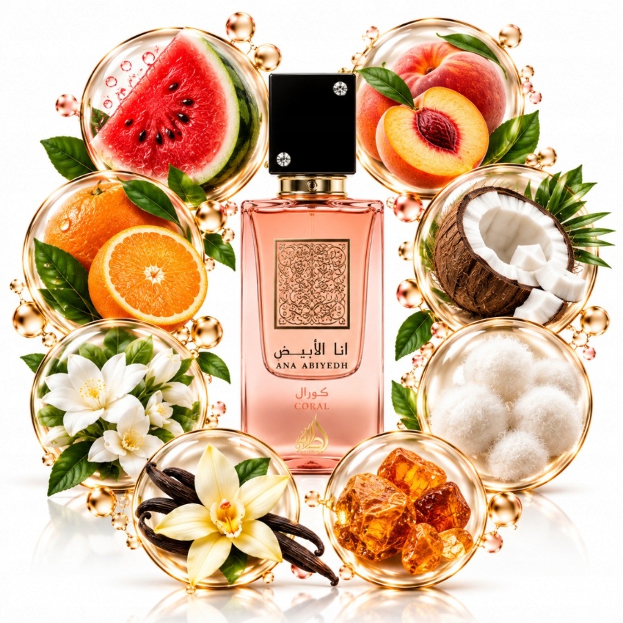 Lattafa Ana Abiyedh Coral Edp 60 ML parfémovaná voda pro ženy