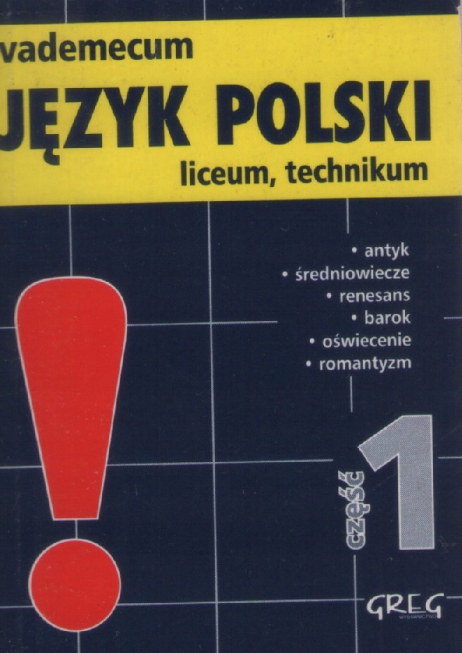

Vademecum Język Polski Część 1 Mini W Pigułce
