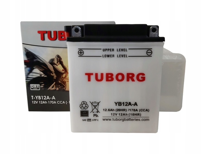 Akumulator Tuborg YB12A-A 12V 12.6Ah 170A