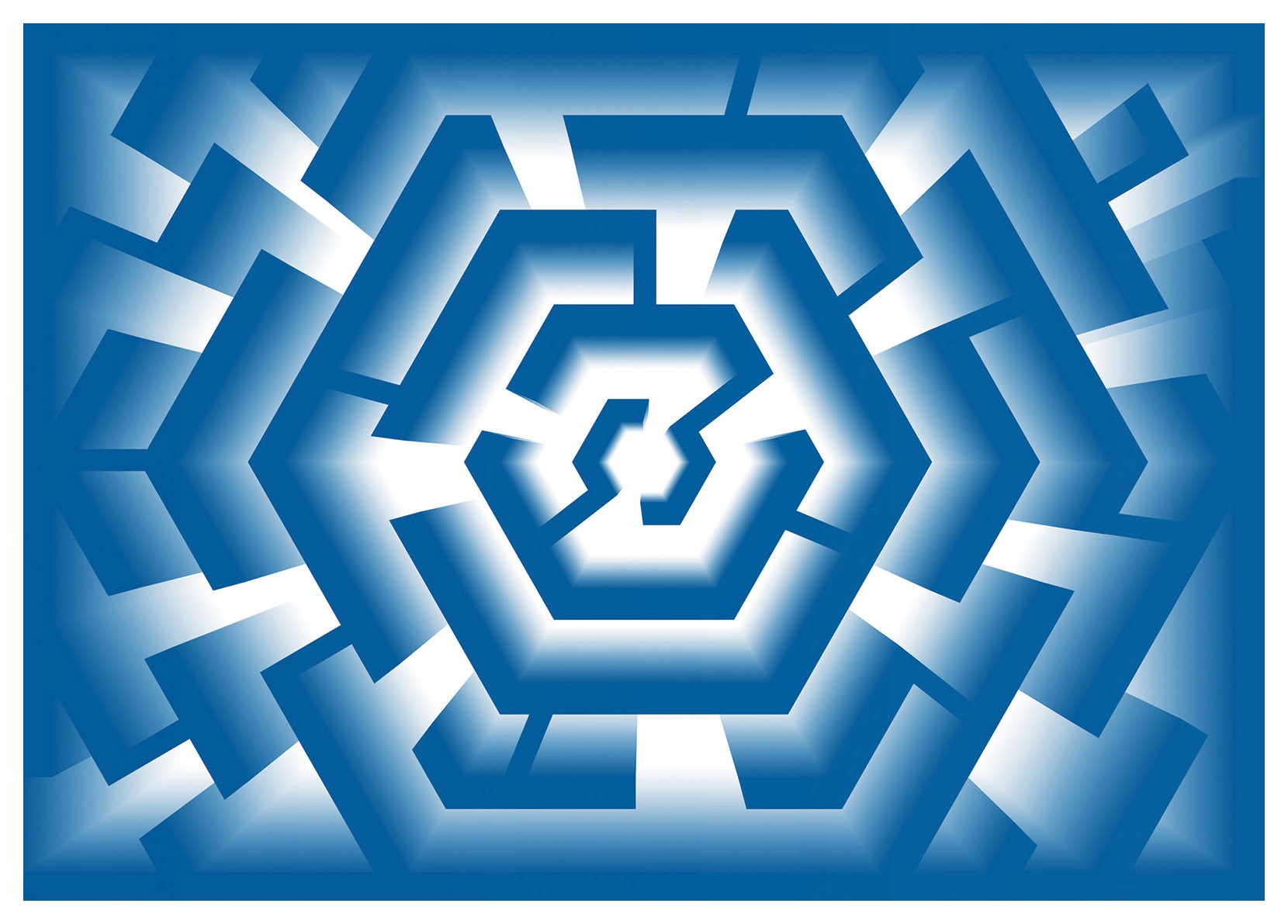 Fototapeta Abstraktné šesťuholníky Geometrické vinylové 254x184 lepidlo