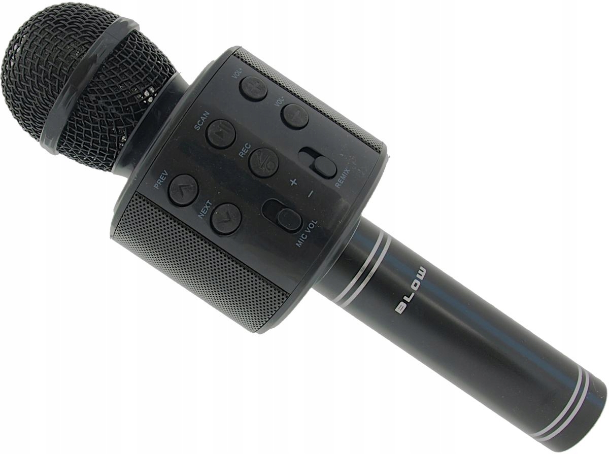 

Mikrofon karaoke z Bluetooth głośnikiem Blow black