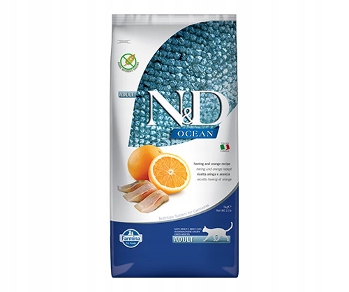 Levně Farmina N&d Ocean Feline Adult Herring & Orange 5kg