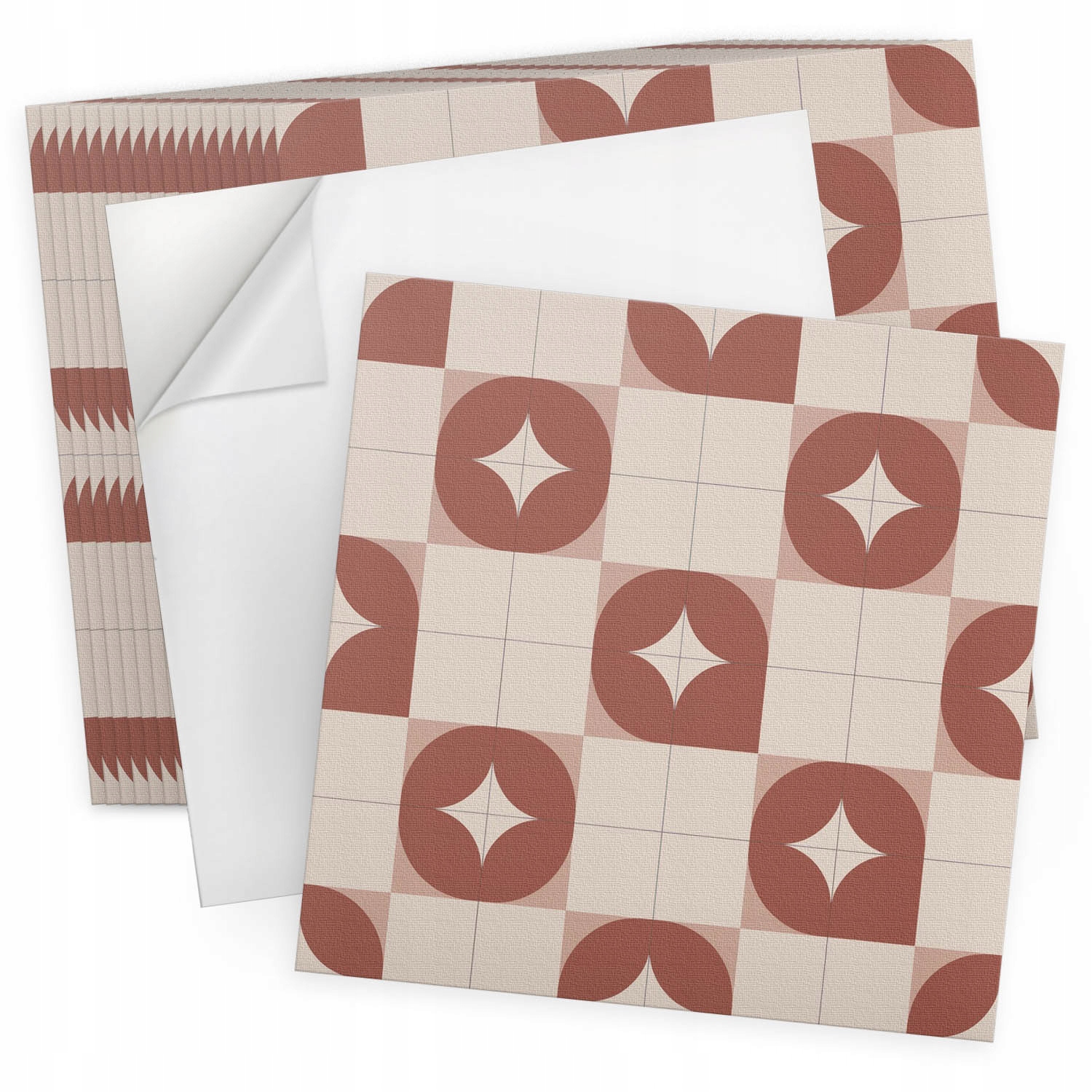 Vinylové podlahové dlaždice 20 ks 20x20 cm Geometrický vzor s kruhy