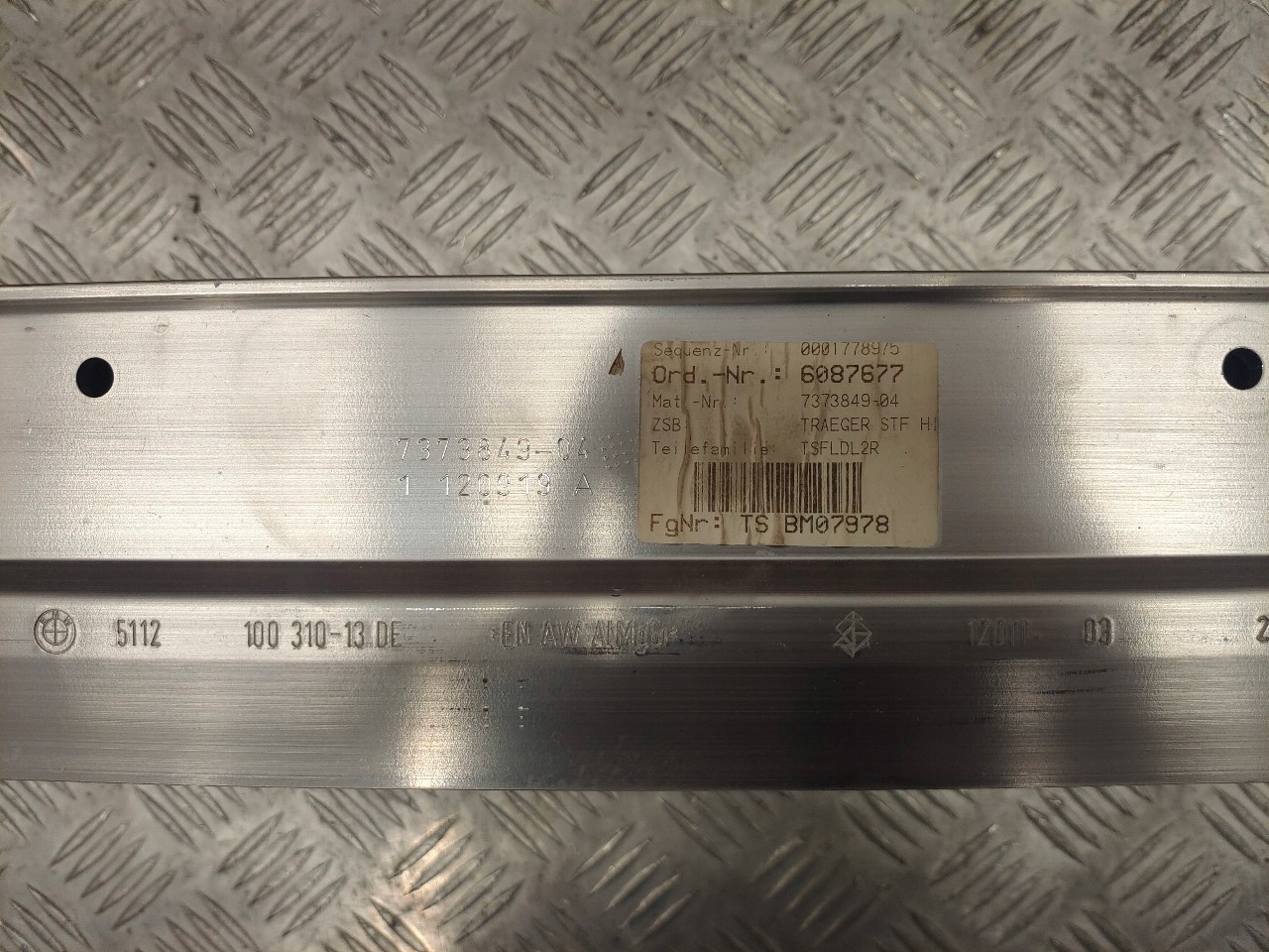 BMW G14 G15 G16 bumper support rear part 7373849