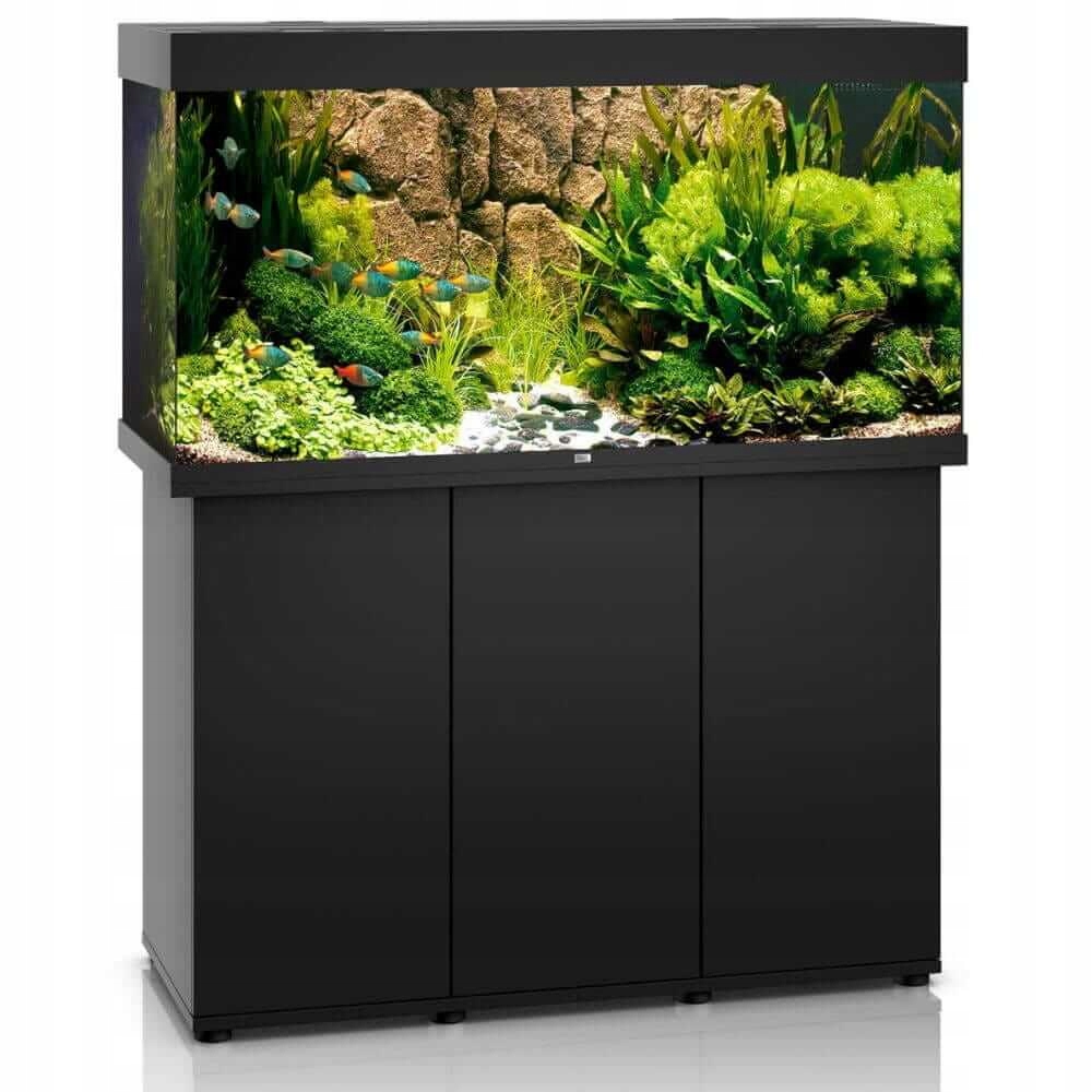 Juwel Rio 350 Led zestaw czarny szafka