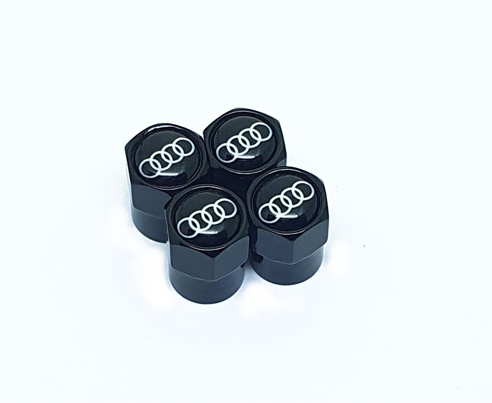 

Nakrętki na wentyle wentylki Audi black tuning