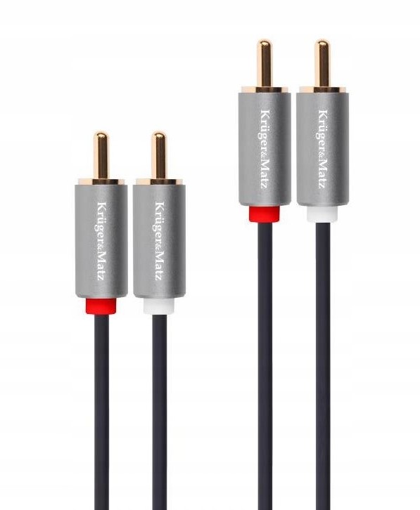 

Kabel 2RCA-2RCA Cinch 5m Stereo Premium Gold