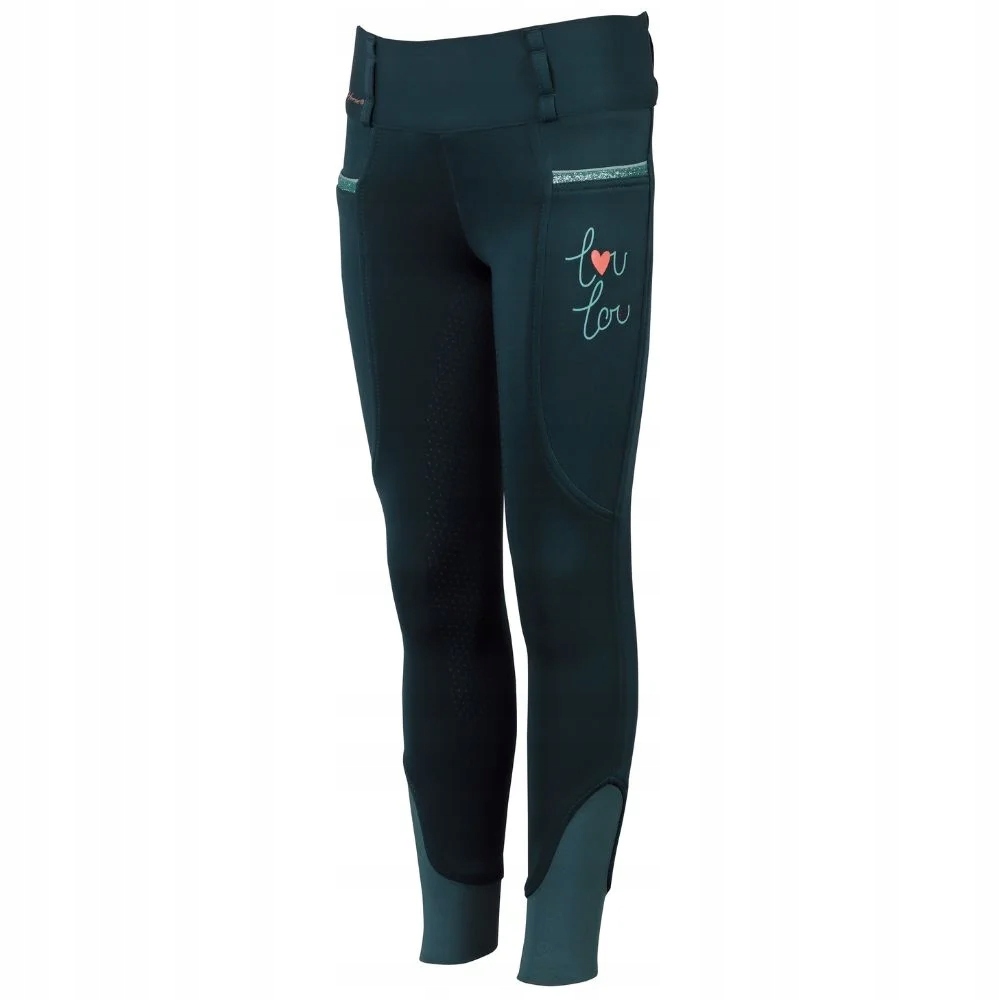 Jezdecké legíny Harrys Horse LouLouDaisy 25SS pro mládež zelené 152