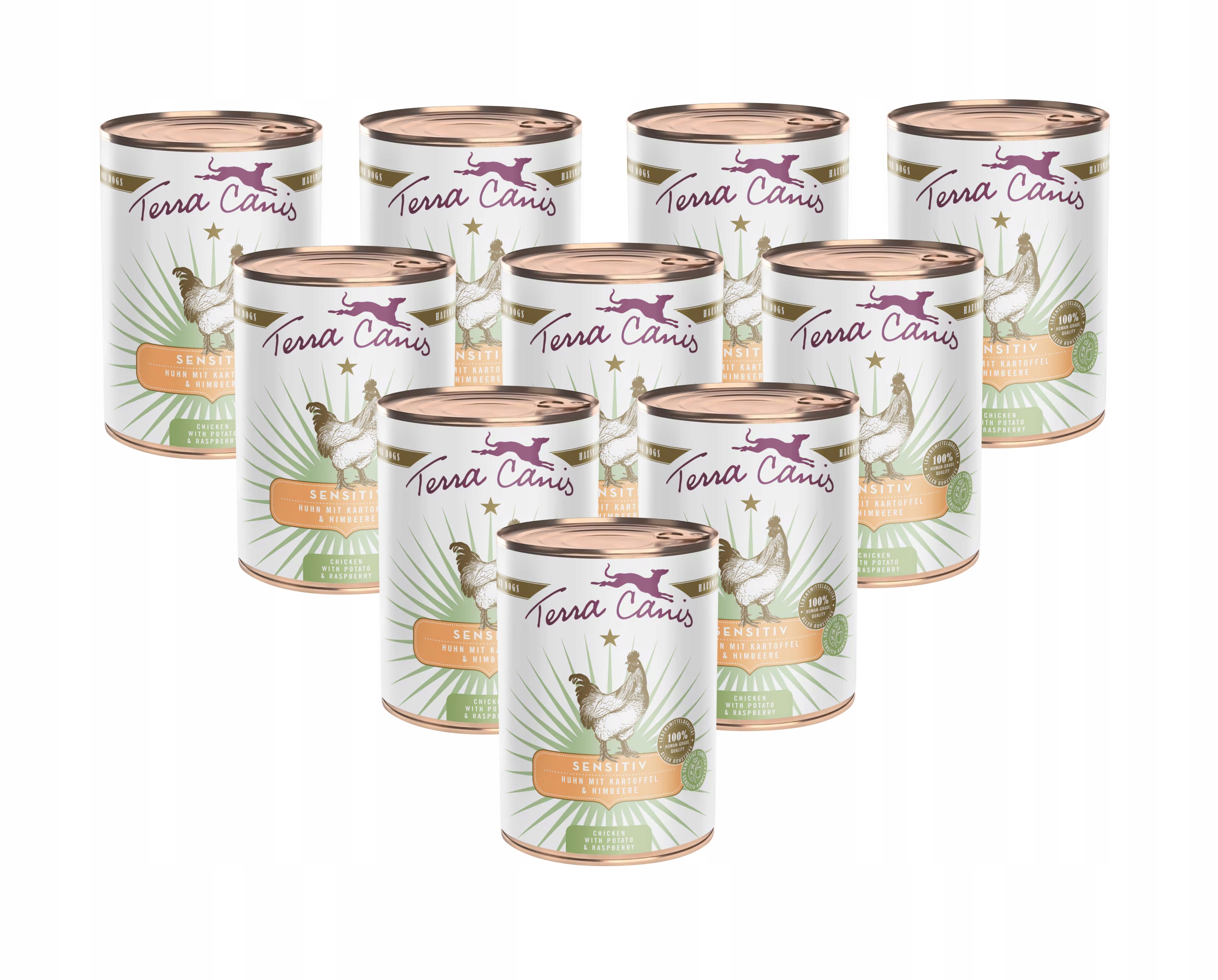 Terra Canis Sensitive Kuře s bramborami a malinami 10x400 g