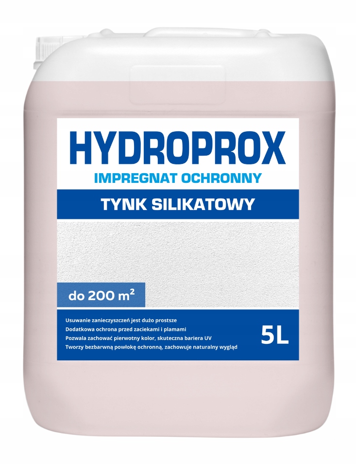 Hydroprox Impregnat Fasádní Omítka Silikátová 5L do 200 m2