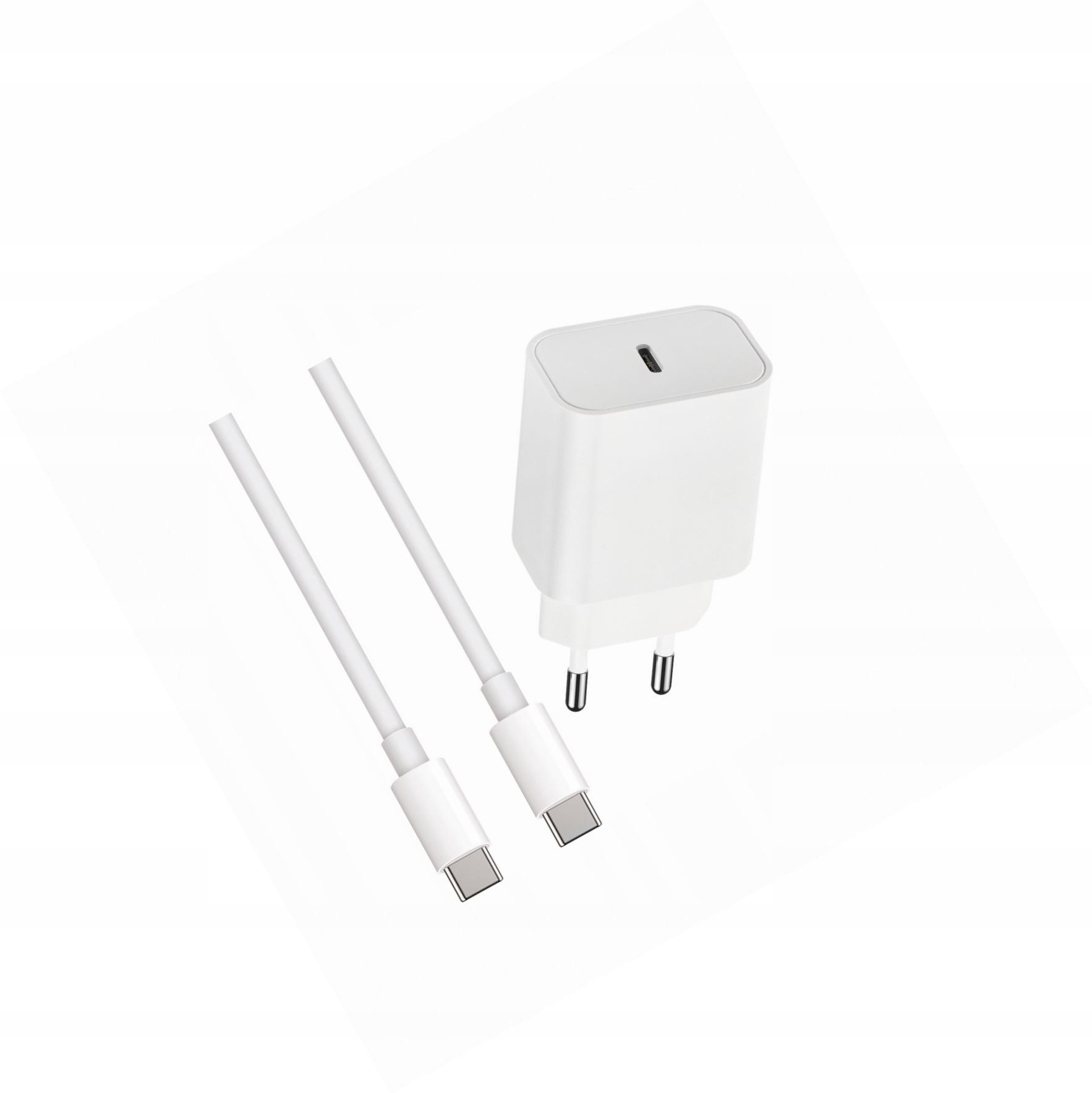 Ładowarka Usb-c 20W z długim kablem 2m do Samsung Galaxy S22 Plus