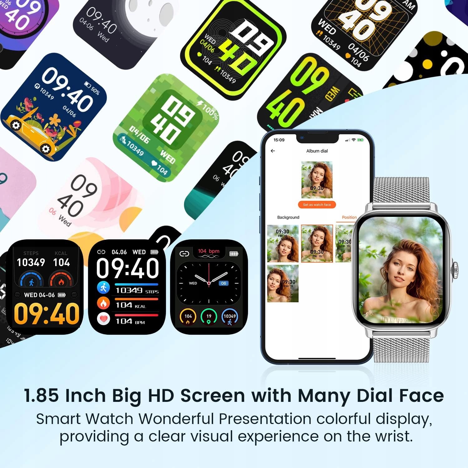 Smartwatch zegarek Motsfit P72 Model Smart Watch