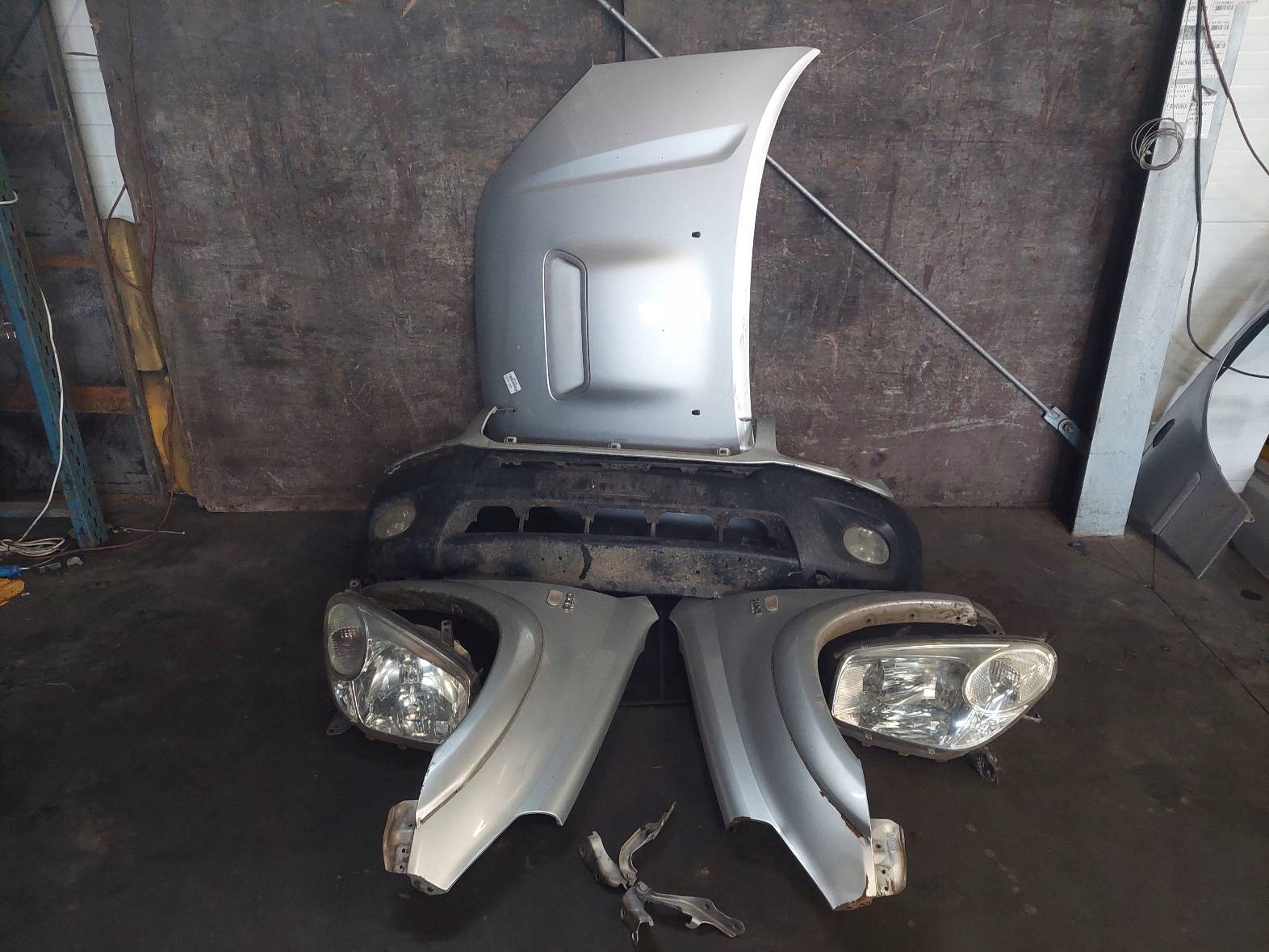 complete front bonnet bumper light fender TOYOTA RAV4 II LIFT 1D4
