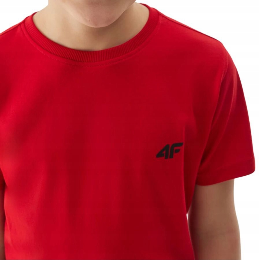 KOSZULKA CHŁOPIĘCA 4F DZIECIĘCA T-SHIRT SPORTOWA NA CO DZIEŃ Kod producenta 4FJWSS24TTSHM1116-62S-146