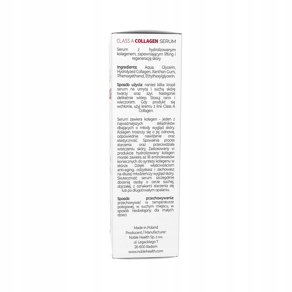 Class A Collagen Serum Anti-aging Regenerujący Marka NobleHealth