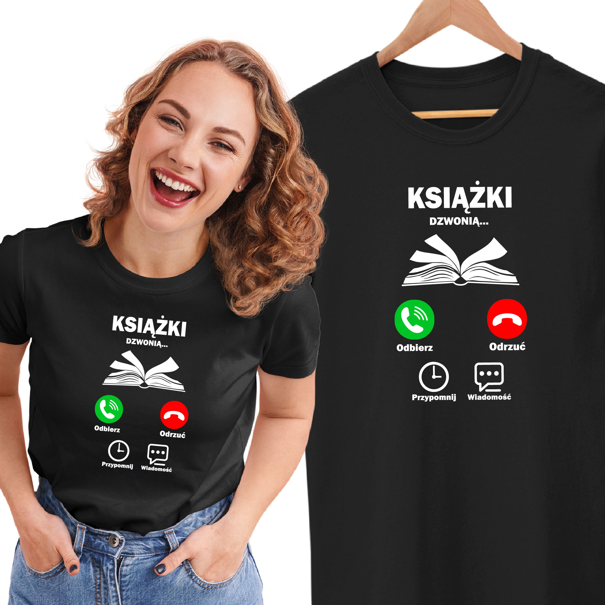 

Koszulka Prezent Dla Bibliotekarza Zabawna Książki