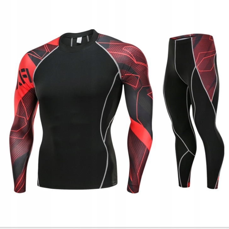 RASHGUARD LEGINSY NA TRENNING SIŁOWIENIE MMA XXL